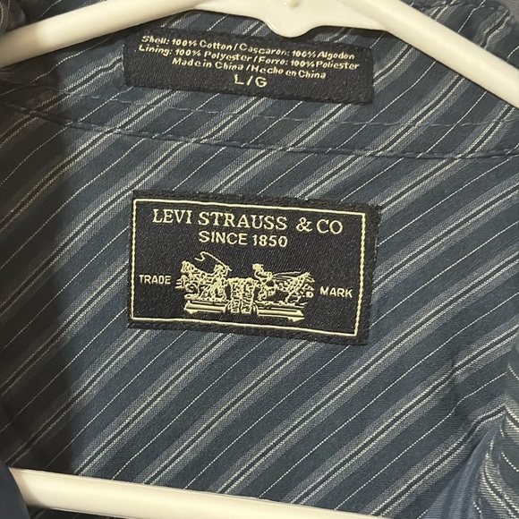 Levi's Blue Lightweight Shirt Jacket - Picture 2 of 6